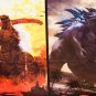 HUGE Godzilla Collage Tapestry 50"X60" VERY RARE ! ~ FAST FREE SHIPPING ! ~