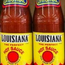 2 Bottles Of Louisiana Original Hot Sauce 6oz    *~* FAST FREE SHIPPING ! *~*