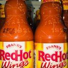 2 Bottles Of Frank's Red Hot Wings Sauce 5oz *~* FAST FREE SHIPPING ! *~*