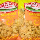 2Pk Turkey Creek Barb-B-Que Crunchy Chicharrones Pork Rinds ~ FAST FREE SHIP ! ~