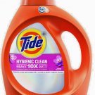 Tide Hygienic Clean Heavy Duty 10X Liquid Laundry Detergent Spring Meadow Scent