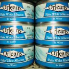 6 Cans Bumble Bee "Orleans" Flake White Albacore Tuna In Water 7oz ~ FREE SHIP !