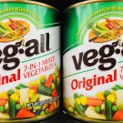 2 "HUGE" Cans Veg-all 7-in-1 Mixed Vegetables 29oz ~ FREE PRIORITY SHIPPING ! ~