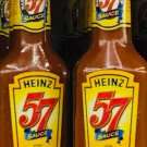 2 Bottles of Heinz 57 Sauce ..........*~* FAST FREE SHIPPING ! *~*..........
