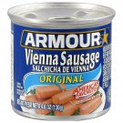 12 Cans Armour Vienna Sausage Original 4.6oz ~ FAST FREE EXPEDITED SHIPPING ! ~