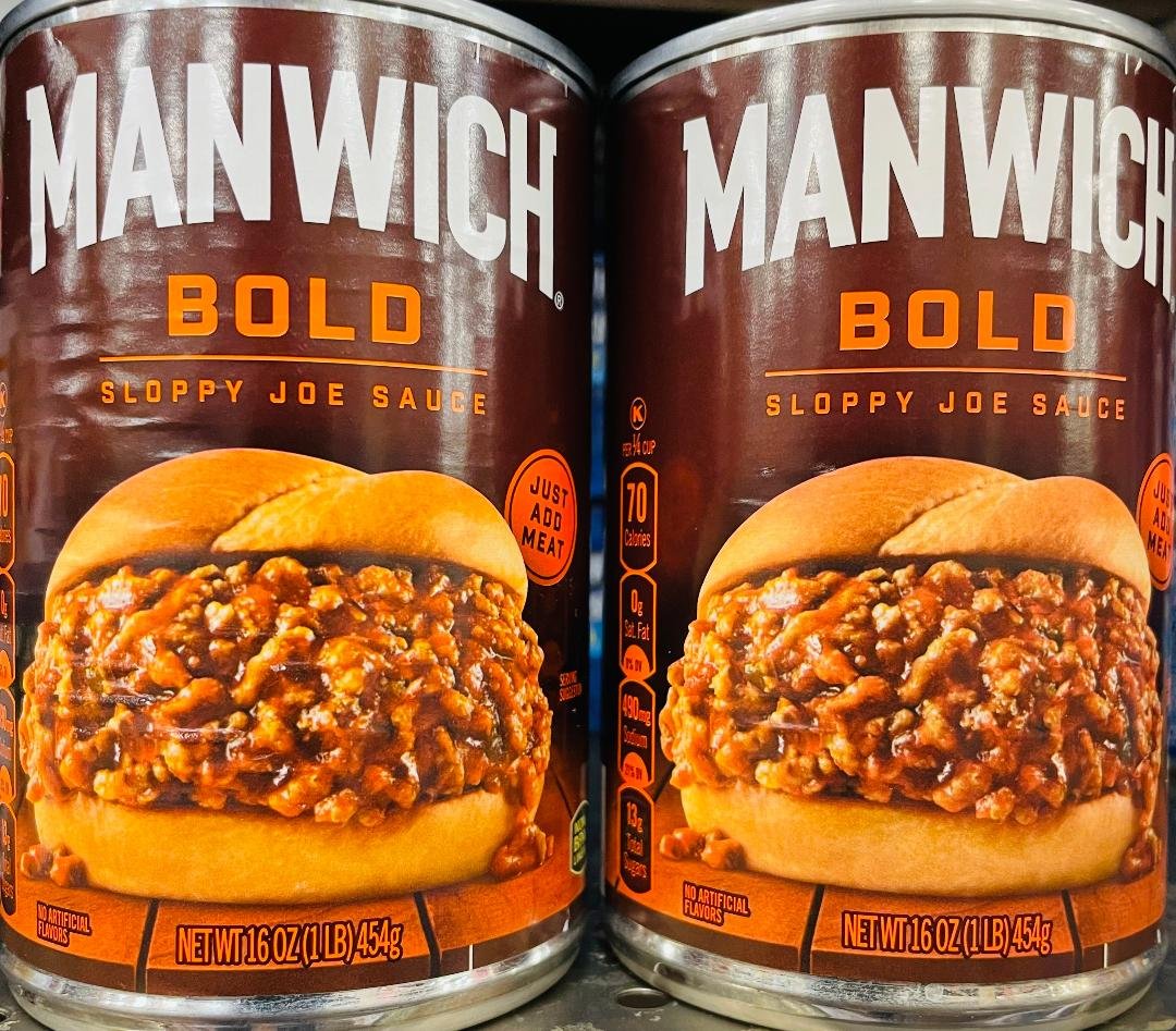4Pk Manwich "BOLD" Sloppy Joe Sauce 15oz *~* FREE PRIORITY MAIL SHIPPING ! *~*