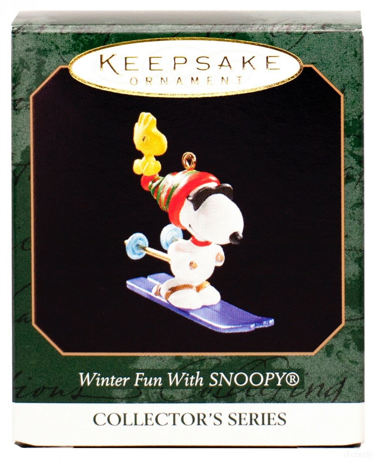 RARE "Winter Fun with SNOOPY" NEW Hallmark Miniature 1999 Ornament PEANUTS
