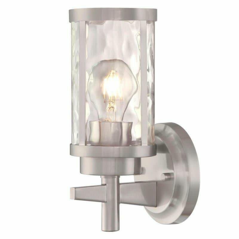 NEW(Open Box) Westinghouse 6368300 Branston 11" Tall Wall Sconce - Nickel