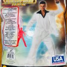 NEW(Open Box) Adult "Saturday Night Fever" White Suit Costume ~ FAST FREE SHIP !
