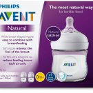 2Pk Philips Clear Avent Natural Baby Bottles 4 oz SCF010/27 ~ FREE SHIPPING ! ~