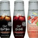 3Pk Sodastream Diet(Root Beer/Dr. Pete/Strawberry Watermelon) ~ FREE SHIPPING !