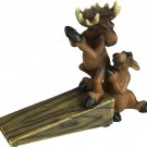 NEW Rivers Edge "Moose Door Stop" Hand Painted Poly Resin *~ FREE SHIPPING ! ~*