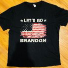 NEW XXL Lets Go Brandon FJB Trump 2024 Republican T-shirt ~ FAST FREE SHIPPING !