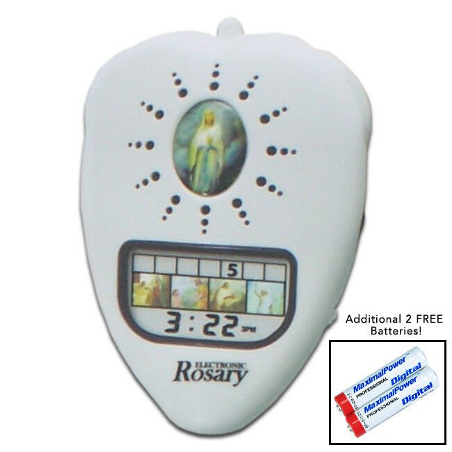 NEW Electronic Voice Talking Holy Rosary For Praying Hail Mary ~ FREE SHIPPING !