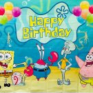 "HUGE" 60"x80"in SpongeBob And Friends Birthday Banner ~ FAST FREE SHIPPING ! ~