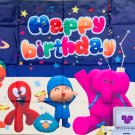 Pocoyo Happy Birthday Banner Wall Hanging w/Grommets 36"x60"in ~ FREE SHIPPING !