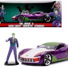 2009 Chevrolet Corvette Stingray w/Joker Diecast Figurine "DC Comics" 1/24 Diecast