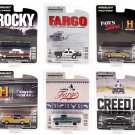 HOLLYWOOD SERIES 35, SET OF 6 PIECES 1/64 DIECAST MODEL CARS BY GREENLIGHT 44950