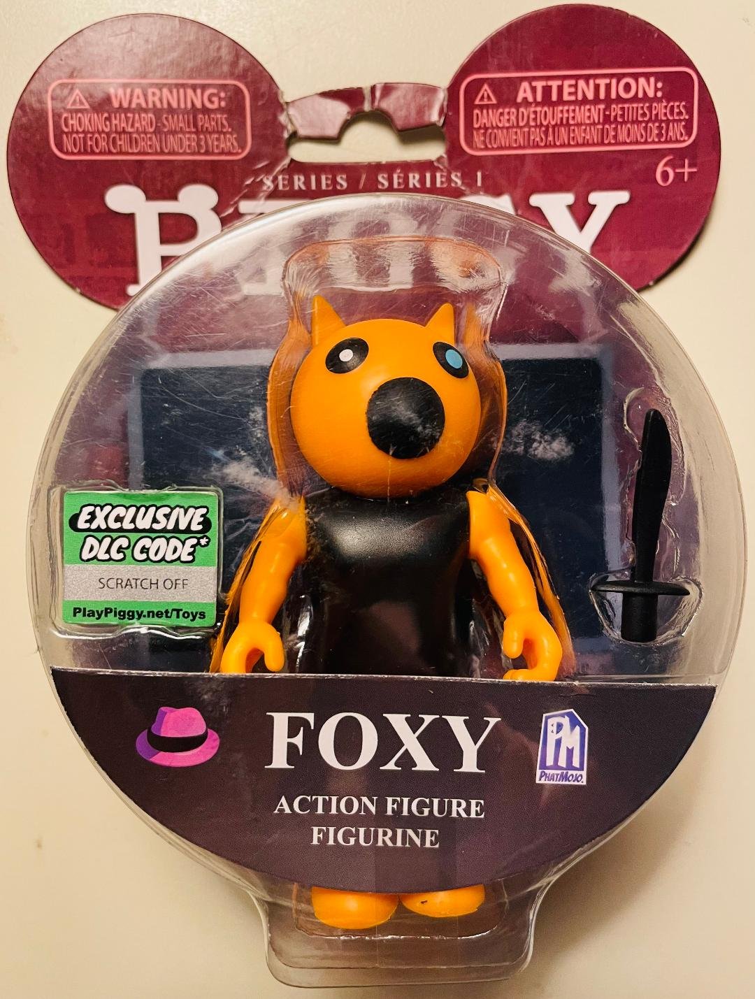 Roblox PIGGY Series 1 FOXY Figure w/Exclusive Download Code ~ FAST FREE ...