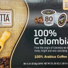 Ripafratta 100% Colombian Medium Roast Coffee 80 K cups ~ FAST FREE SHIPPING !
