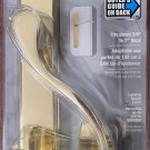 Wright Products VBG115PB Polished Brass Serenade Lever Door Locking Inside Latch