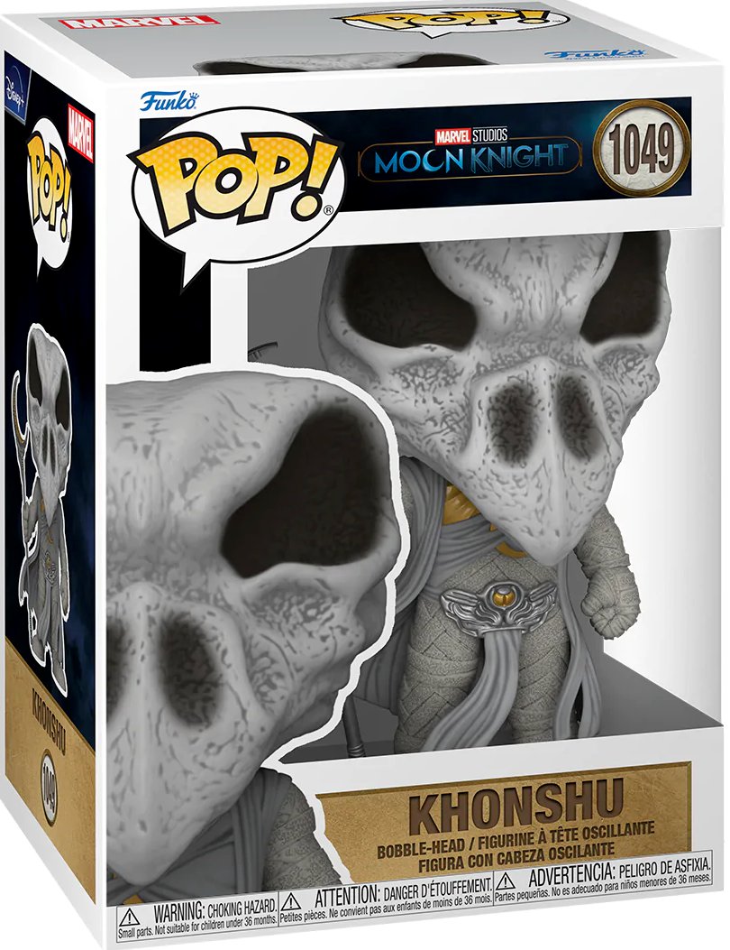 FUNKO POP! MARVEL: Moon Knight - Khonshu #1049 Disney+ ~ FAST FREE ...