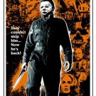 Halloween II Michael Myers 24X36 Print Poster James Rheem Davis Signed #20 of 60