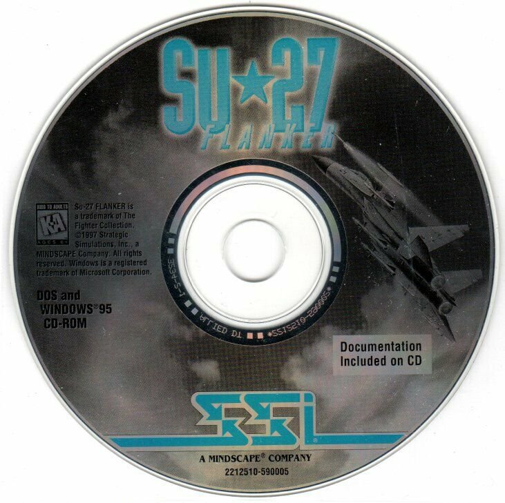 SU-27 Flanker (PC-CD, 1997) for Win95/DOS - NEW CD in SLEEVE