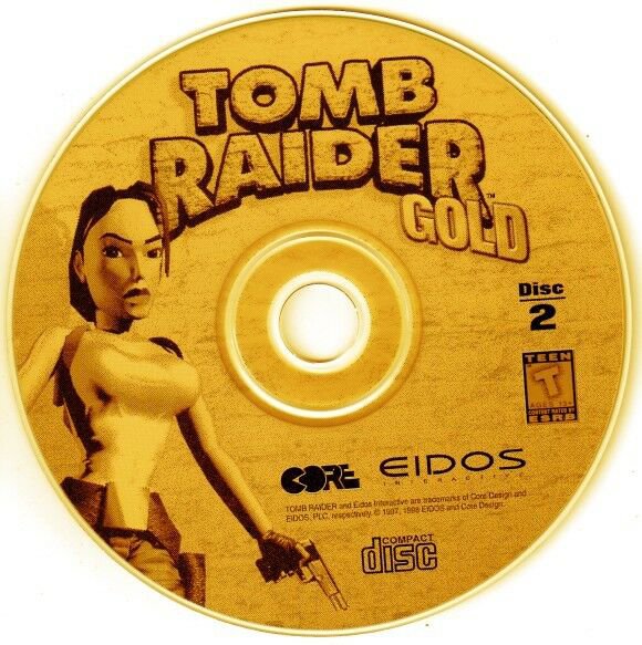 Tomb Raider Gold (Disc 2 Only) (PC-CD, 1997) - NEW CD in SLEEVE