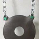 AR500 Steel Target 10"x1/2" Bullseye Gong Target 3" Center 4" Gong Included