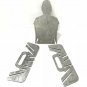Portable AR500 Steel Torso Target Gong Base Stand 3/8" X 7"X 12" IPSC IDPA