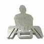 Portable AR500 Steel Torso Target Gong Base Stand 3/8" X 7"X 12" IPSC IDPA