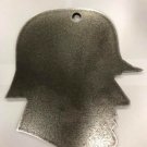 AR500 Nazi Head Silhouette Steel Target Gong 8" X 12" X 3/8"