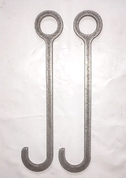 AR500 10" Target Hanger Hook 3/4" SCH40 Pipe 1" Tube Round Bar