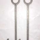 AR500 10" Target Hanger Hook 3/4" SCH40 Pipe 1" Tube Round Bar