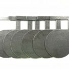 AR500 RIMFIRE STEEL TARGET DUELING TREE KIT (6) 6"X 1/8" PADDLES