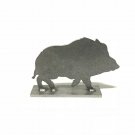 AR500 Hog Boar Pig Silhouette Animal Steel Knock-Over Target 12”X 8”X 3/8”