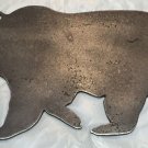 Ar500 Bear Silhouette Steel Target Gong 24" X 12" X 1/2"