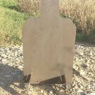 Portable AR500 IDPA IPSC Steel Shooting Target Gong Base Stand 3/8" 12" X 20