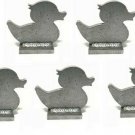 AR500 Rubber Ducky Duck Silhouette Steel Knock-Over Target 3/8" Set of 5