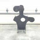 AR500 Steel 18"X 30"X 3/8" Portable Reactive Torso Silhouette Target