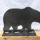 AR500 Bear Silhouette Animal Steel Knock-Over Target 12”X 8”X 3/8”