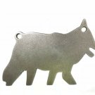 Ar500 Coyote Silhouette Animal Steel Target Gong 12" X 8" X 1/4"