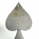 AR500 8"X 12"X 3/8" Spade Silhouette Steel Target Gong