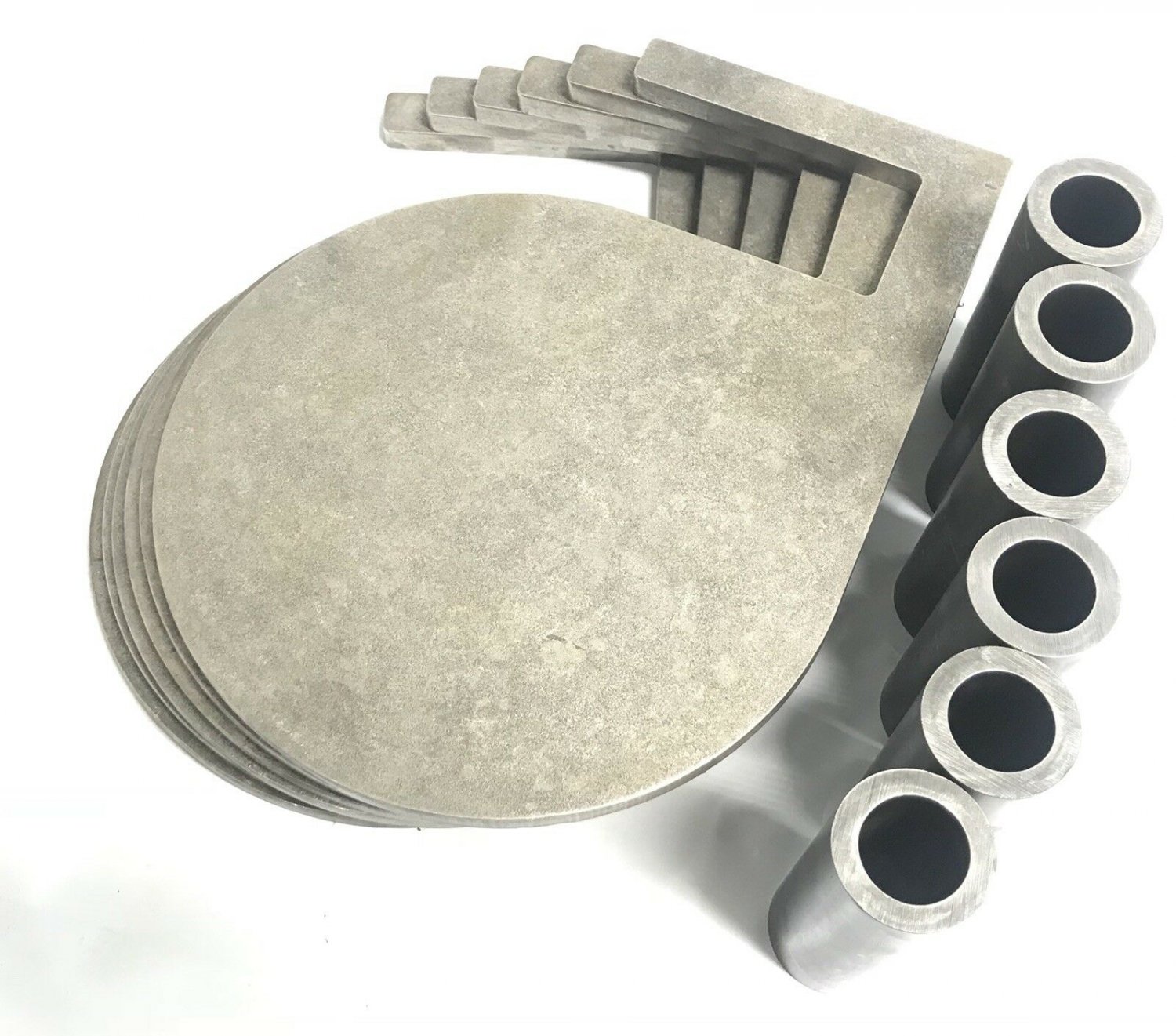 AR500 Steel Target Dueling Tree DIY Kit (6) 8"X 3/8" Paddles DOM Pivot Tubes