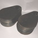 AR400 GONG STEEL SHOOTING TARGETS, 2" X 1/4" Set Of 10