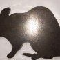 5 Pc Set Mouse Silhouette Steel Target 4" X 2" Rimfire .22 9MM