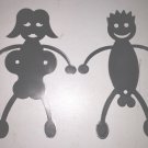 DIY Hot Dog Man and Marshmallow Woman Roaster Fire Sticks