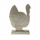 AR500 Turkey Silhouette Animal Steel Knock-Over Target 12”X 8”X 3/8”