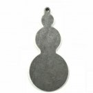 AR500 Steel 1/4" Snowman Silhouette Steel Target Gong 6"X 3"
